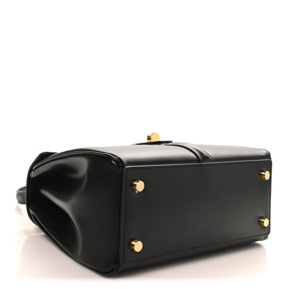 Celine Satinated Calfskin Small 16 Top Handle Bag Black 4 of 9