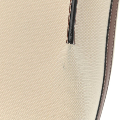 Burberry Canvas Cotton Small Peggy Bucket Bag Natural Gold 13 of 13