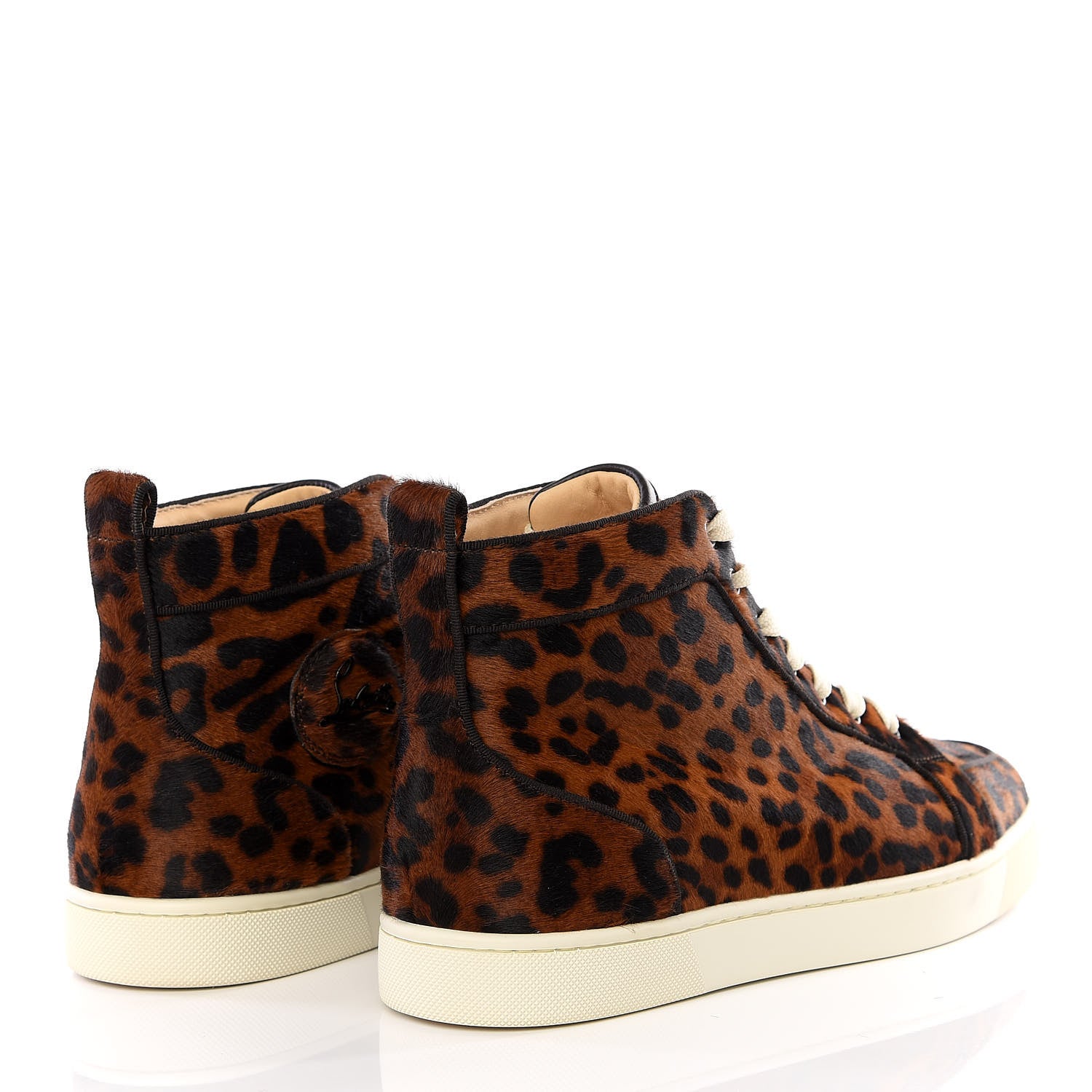 Christian Louboutin Pony Hair Mens Rantus Orlato Flat Sneakers 41.5 Leopard 4 of 11