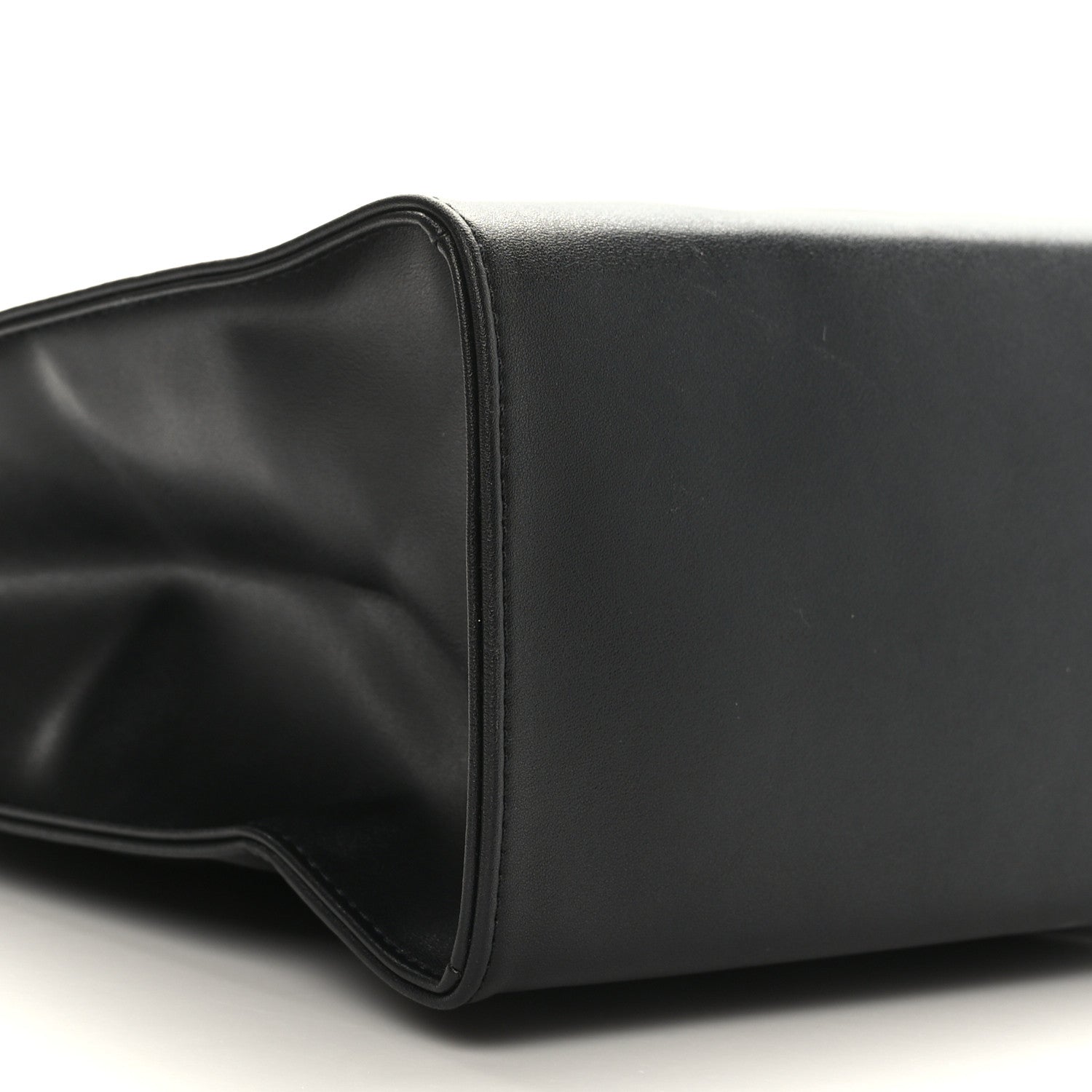 Telfar Vegan Leather Medium Shopping Bag Black 7 of 8
