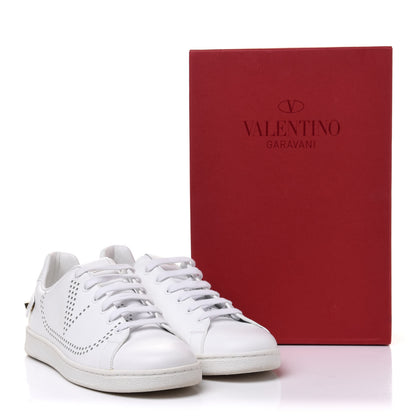 Valentino Garavani Calfskin Womens Backnet Sneakers 40.5 White 12 of 12