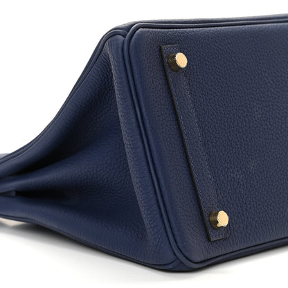 Hermes Togo Birkin 30 Bleu Saphir 9 of 13