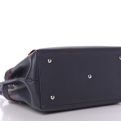 Louis Vuitton Calfskin Lockme Day Marine Rouge 6 of 8
