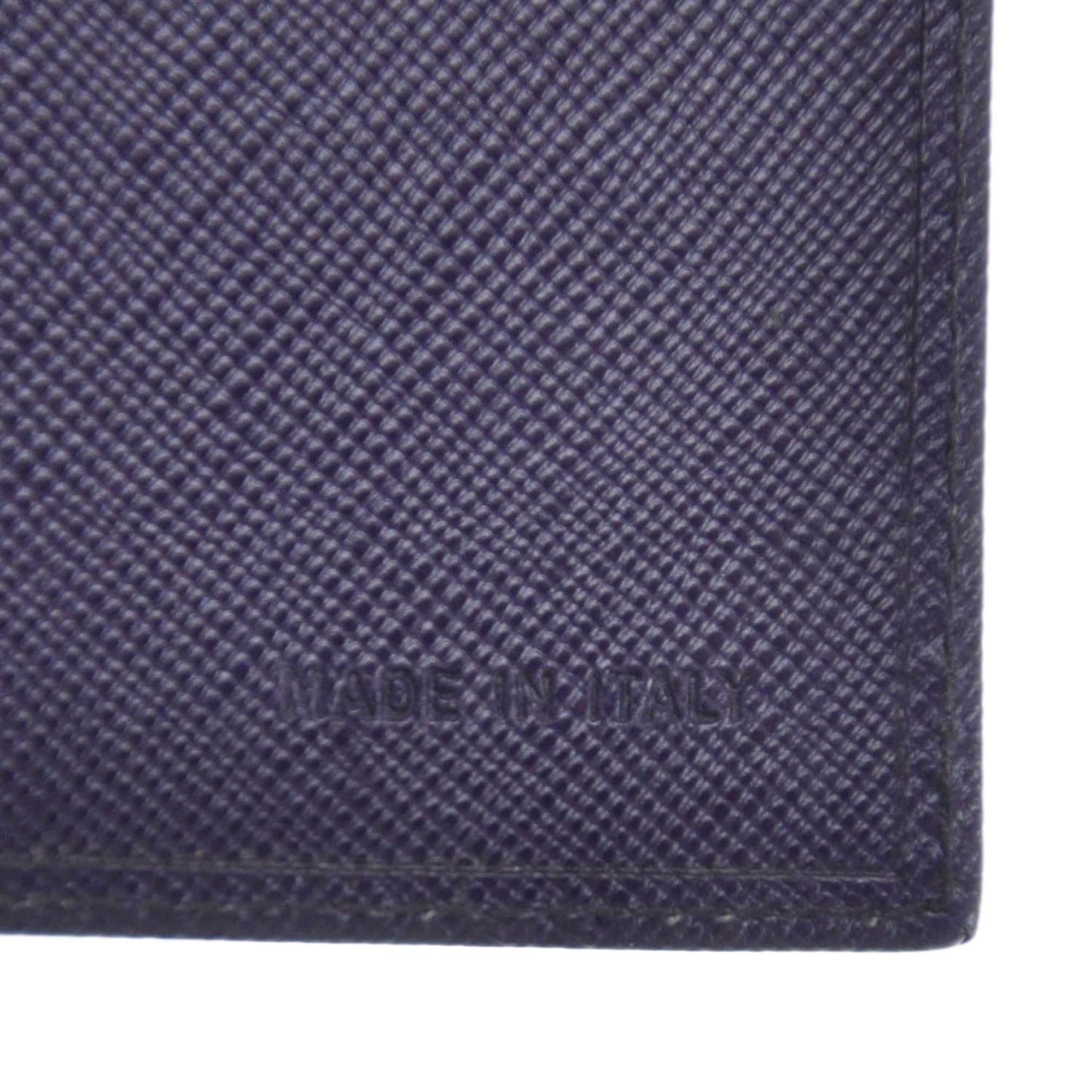 Saffiano Checkbook Cover Purple