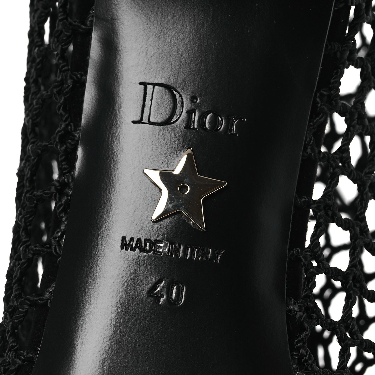 Suede Laminated Resille Naughtily-D 30mm Ankle Boots 40 Black
