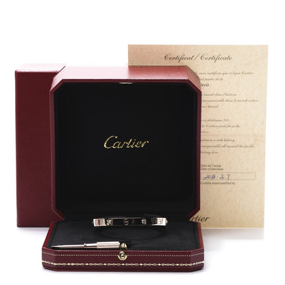 Cartier 18K Pink Gold 4 Diamond LOVE Bracelet 16 7 of 7