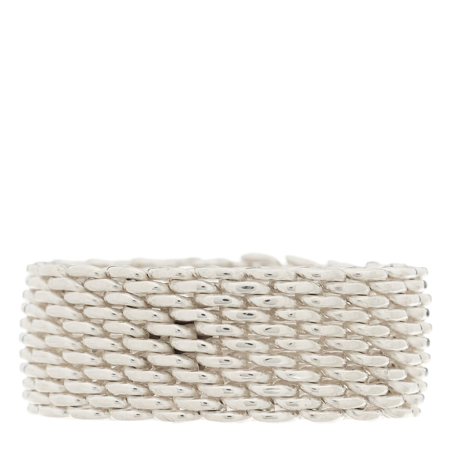 Sterling Silver Somerset Mesh Ring 58 8.25