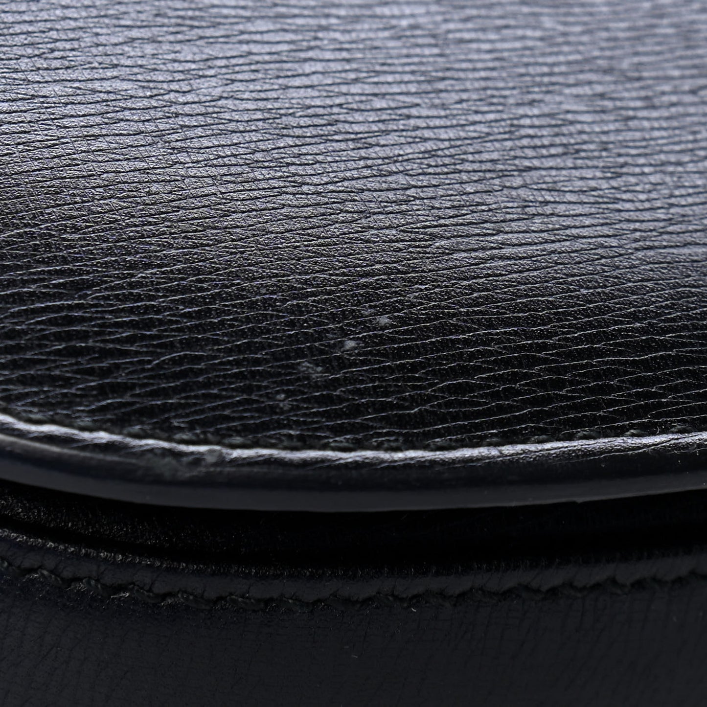Shangai Calfskin Small Classic Bamboo Top Handle Bag Black