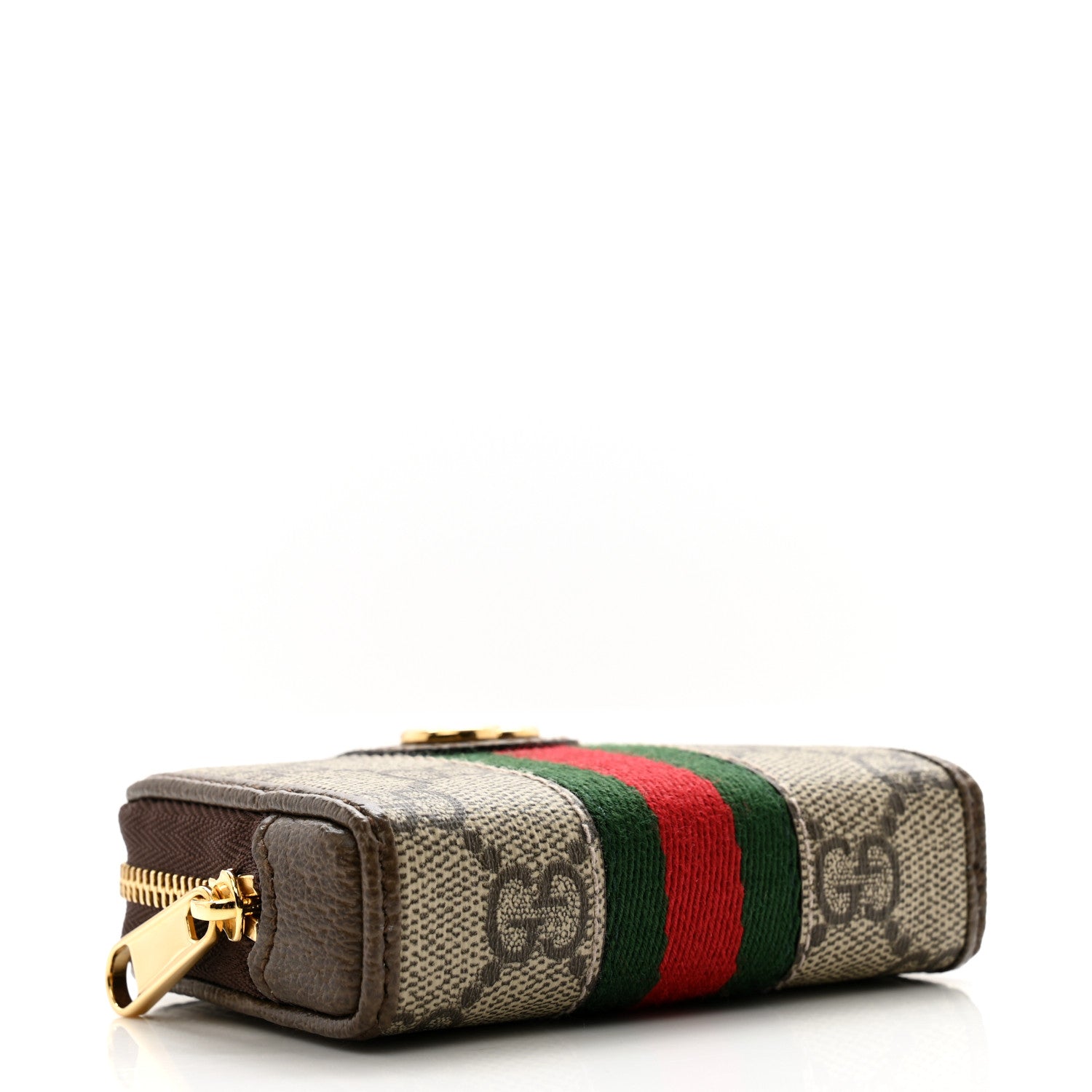 Gucci GG Supreme Monogram Web Ophidia Playing Card Case Beige New Acero 5 of 8
