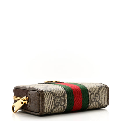 Gucci GG Supreme Monogram Web Ophidia Playing Card Case Beige New Acero 5 of 8