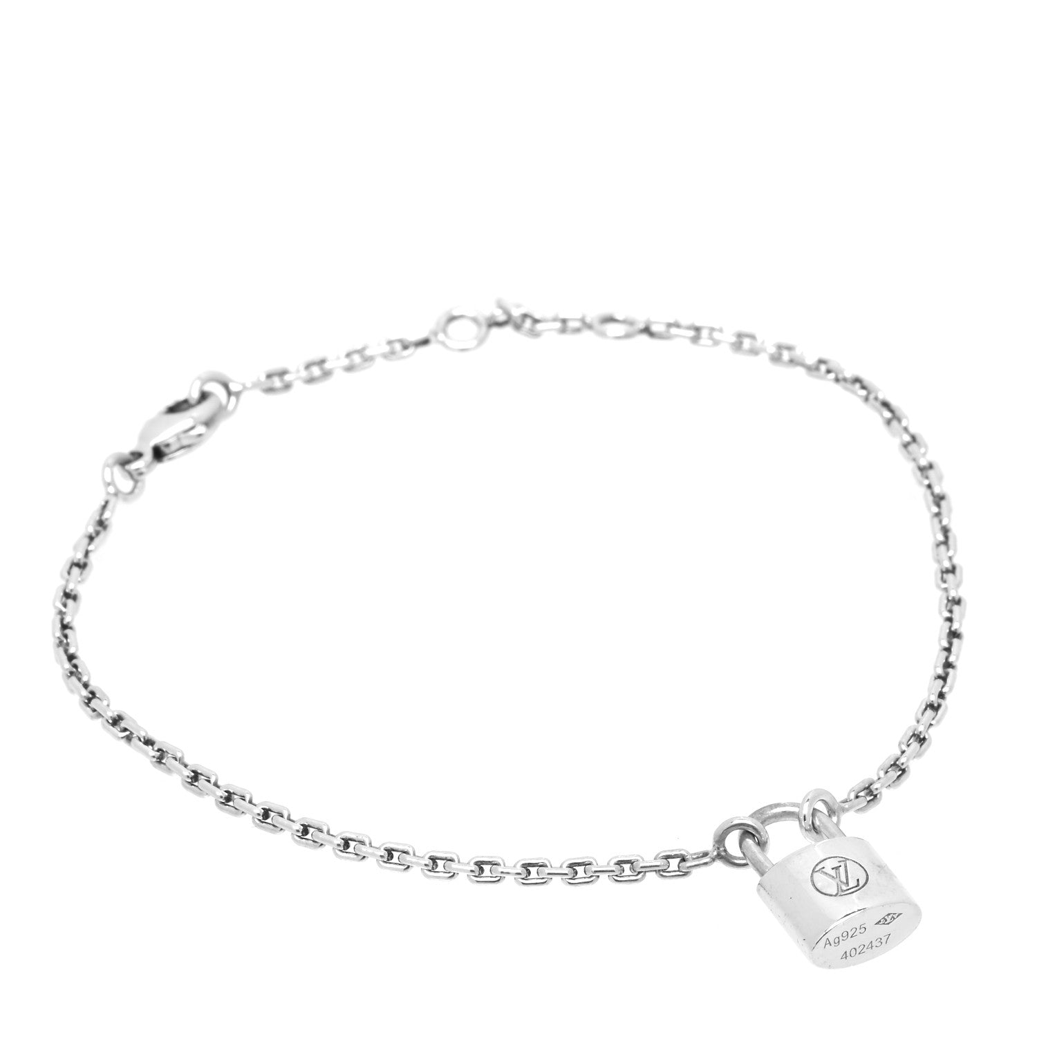 Louis Vuitton Sterling Silver Lockit Bracelet 1 of 5