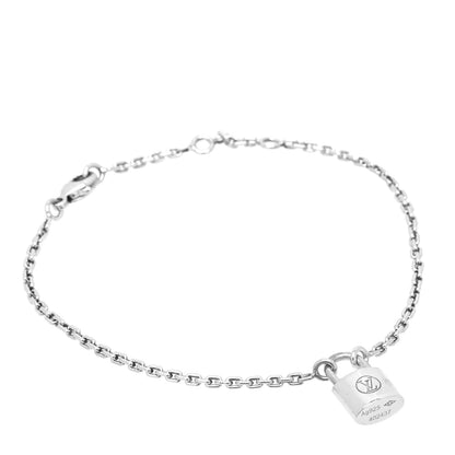 Louis Vuitton Sterling Silver Lockit Bracelet 1 of 5