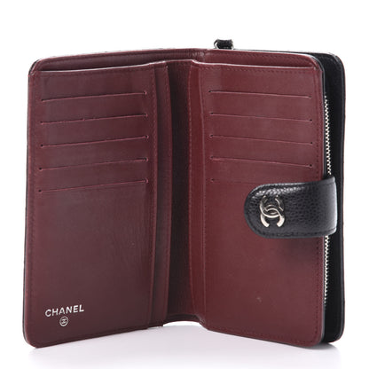Chanel Caviar Quilted Zipped Pocket Wallet Black 5 of 12