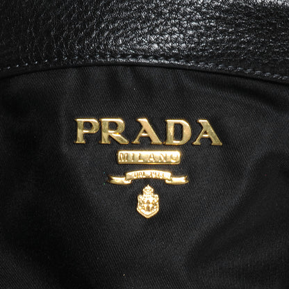 Prada Tessuto Nylon Shopping Satchel Black 7 of 9