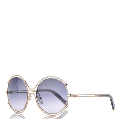 Chloe Isidora Oversized Round Sunglasses CE122S Silver 1 of 6