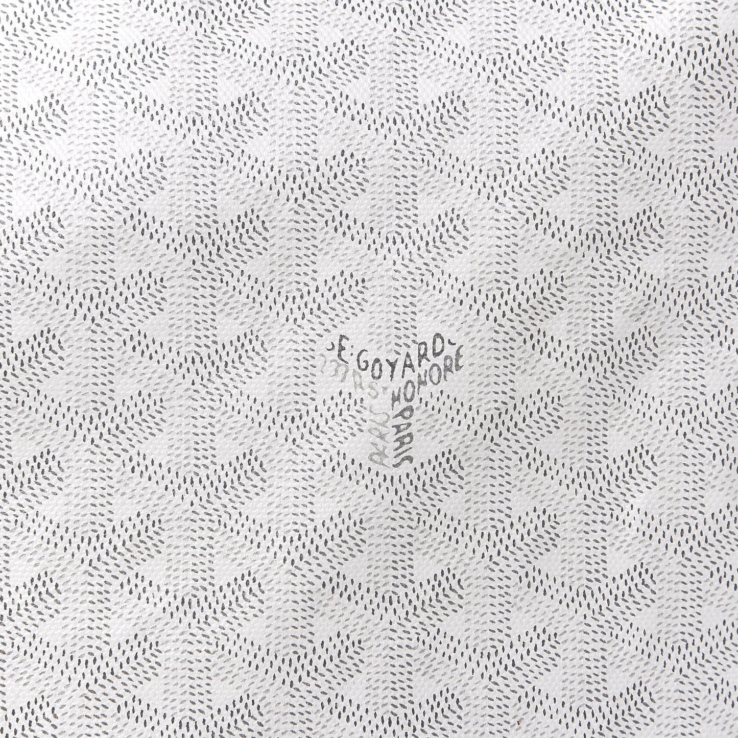 Goyardine Fidji Zip Hobo White