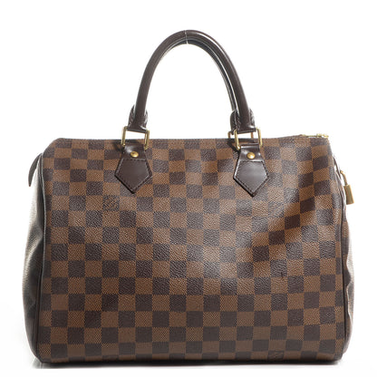 Louis Vuitton Damier Ebene Speedy 30 1 of 8