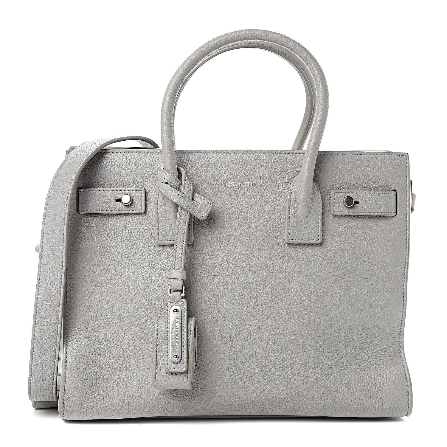 Saint Laurent Grained Calfskin Baby Sac De Jour Souple Souris 1 of 11