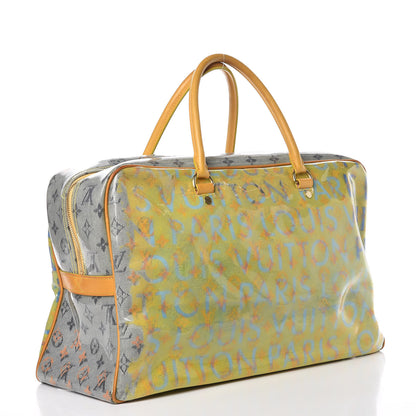 Louis Vuitton Monogram Pulp Defile Weekender GM Yellow 3 of 18