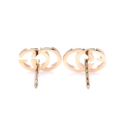 Gucci 18K Yellow Gold GG Tissue Stud Earrings 4 of 6