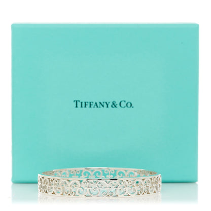 Tiffany Sterling Silver Enchant Bangle Bracelet 4 of 4