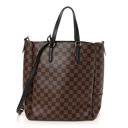 Louis Vuitton Damier Ebene Belmont MM Black 1 of 10
