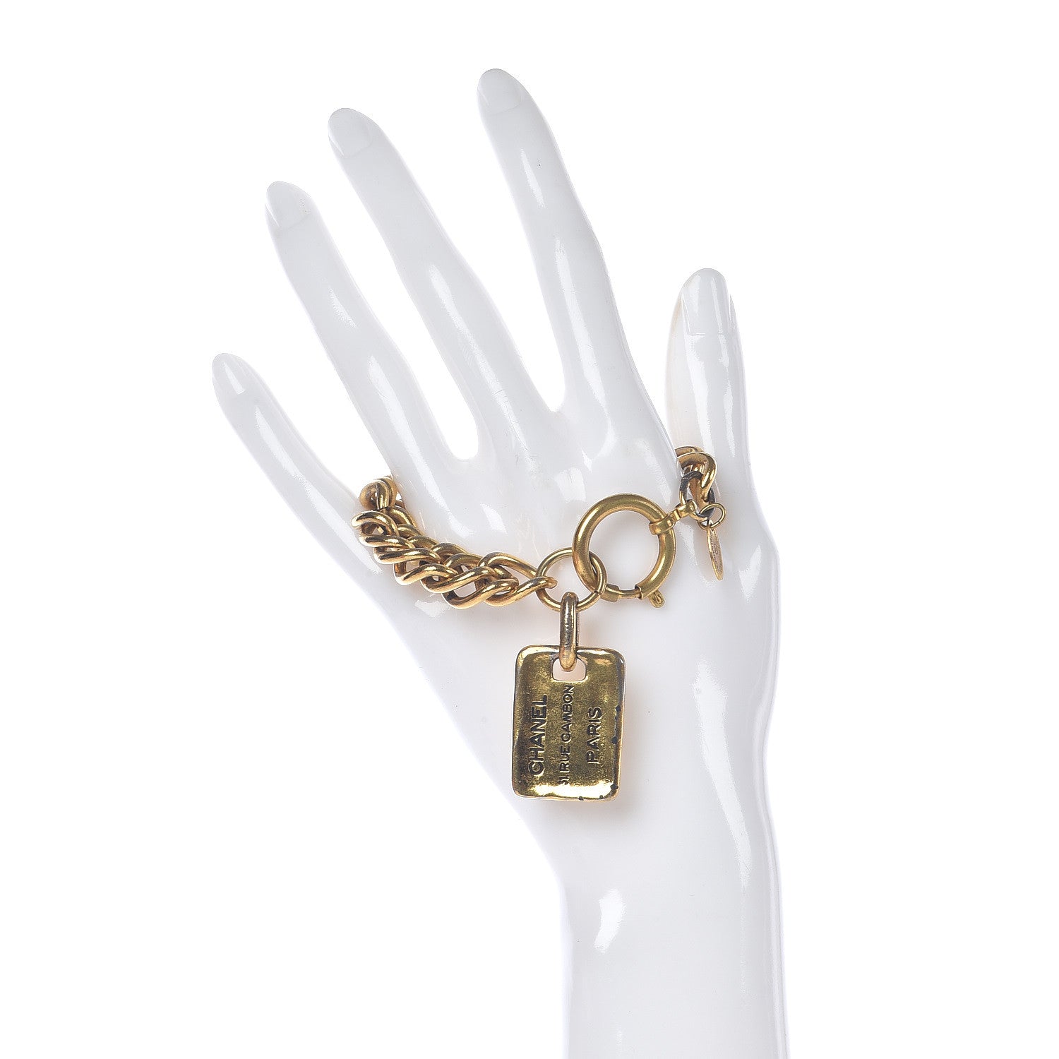 Chanel 31 Rue Cambon Paris Chain Bracelet Gold 2 of 5