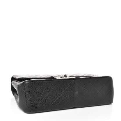 Chanel Caviar Quilted Jumbo Double Flap Black 4 of 12