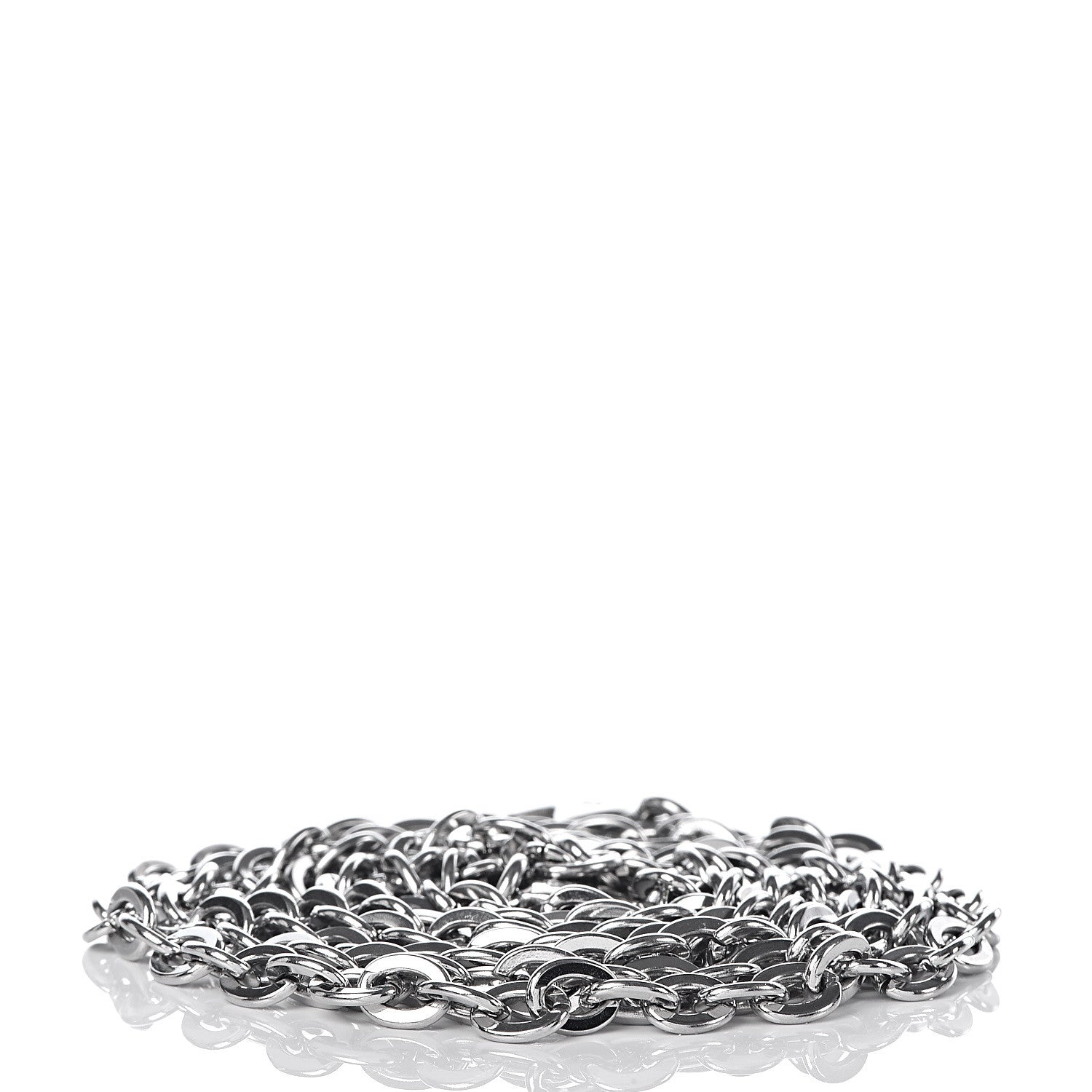 Louis Vuitton Felicie Chain Long Shoulder Strap Silver 2 of 3