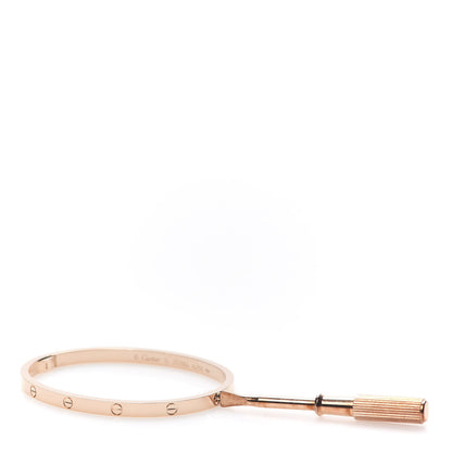 Cartier 18K Pink Gold Small LOVE Bracelet 15 4 of 7