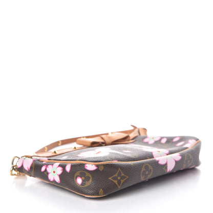 Louis Vuitton Monogram Cherry Blossom Pochette Accessories Brown 4 of 9