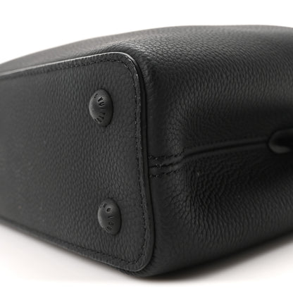 Louis Vuitton Matte Taurillon Capucines East West Mini All Black 9 of 9