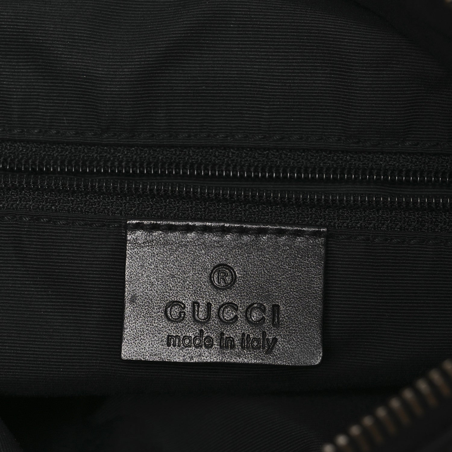 Gucci Monogram Double Pocket Messenger Bag Black 6 of 16