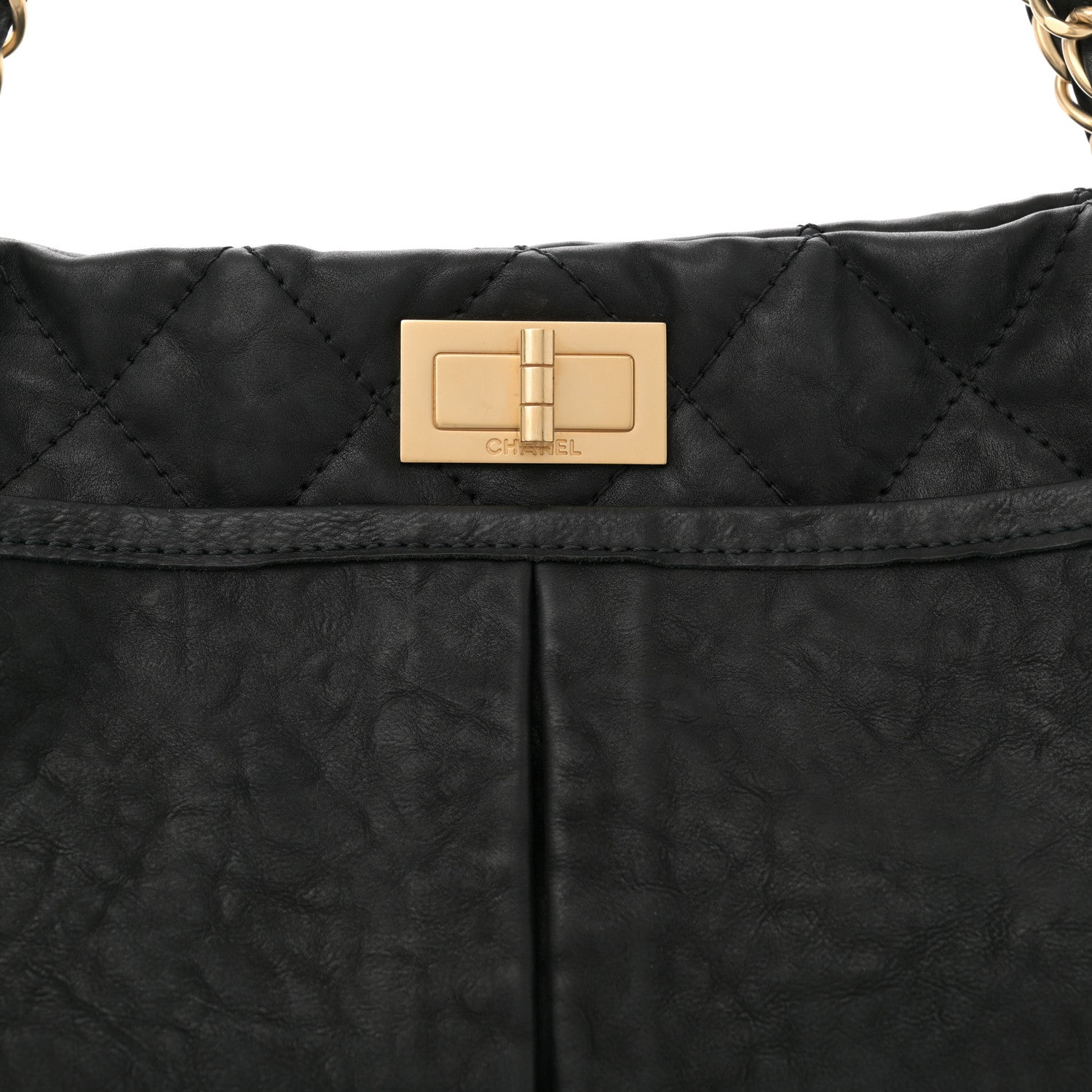 Chanel Calfskin Natural Beauty Reissue Tote Black 8 of 10