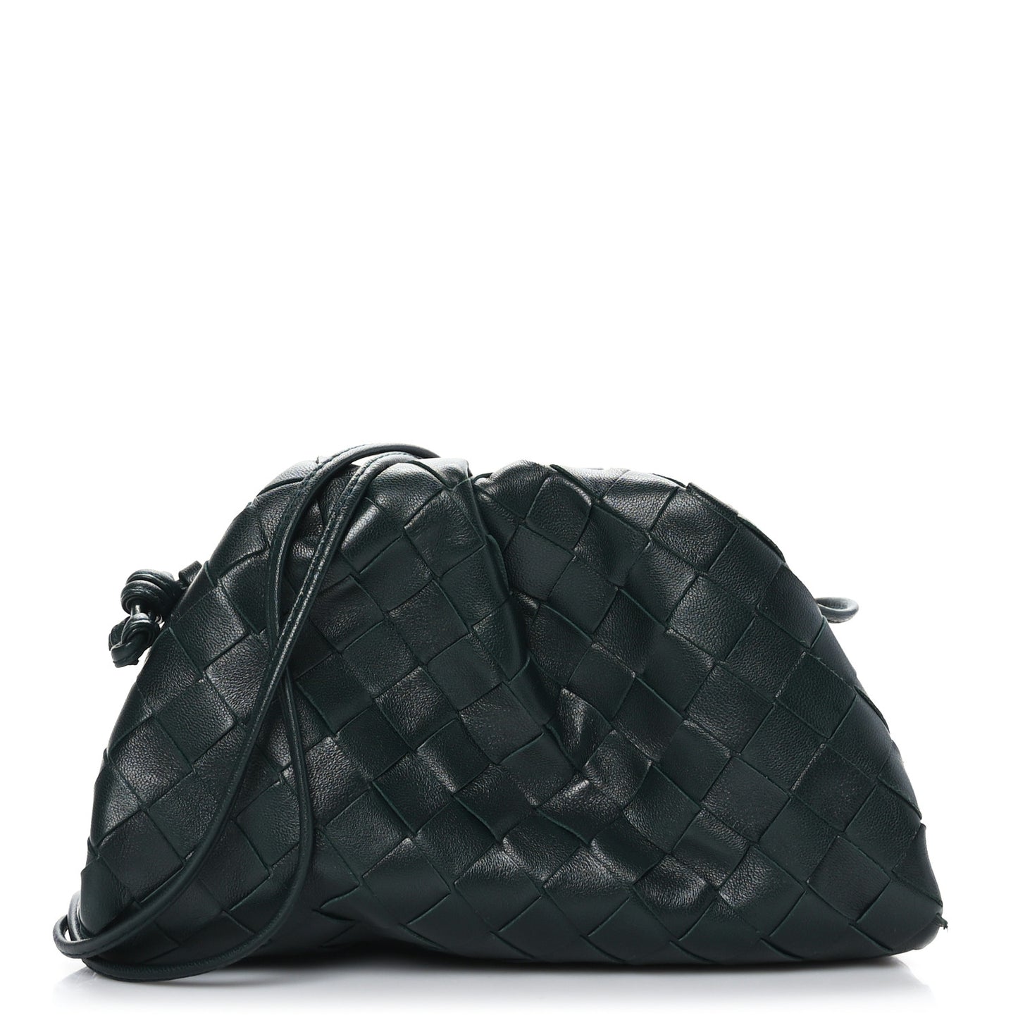 Nappa Intrecciato The Mini Pouch Bottle Green