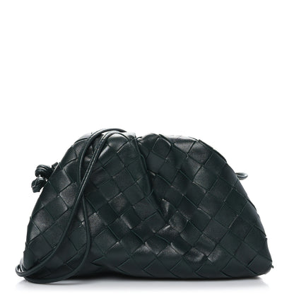 Bottega Veneta Nappa Intrecciato The Mini Pouch Bottle Green 1 of 8