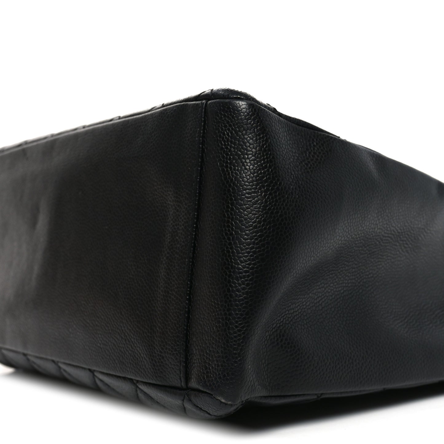 Caviar Quilted Grand Shopping Tote GST Black  Black