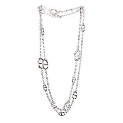 Hermes Sterling Silver Farandole Necklace 120 3 of 6