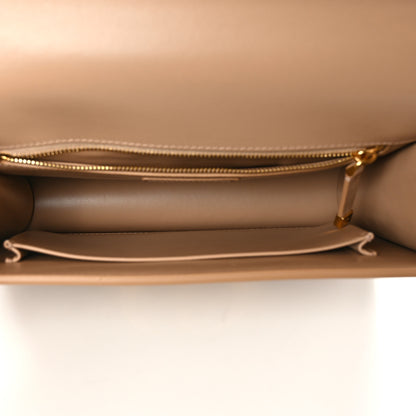 Christian Dior Box Calfskin 30 Montaigne Flap Bag Raw Beige 5 of 8