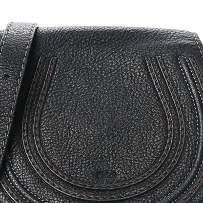 Chloe Calfskin Mini Marcie Round Crossbody Bag Black 7 of 9