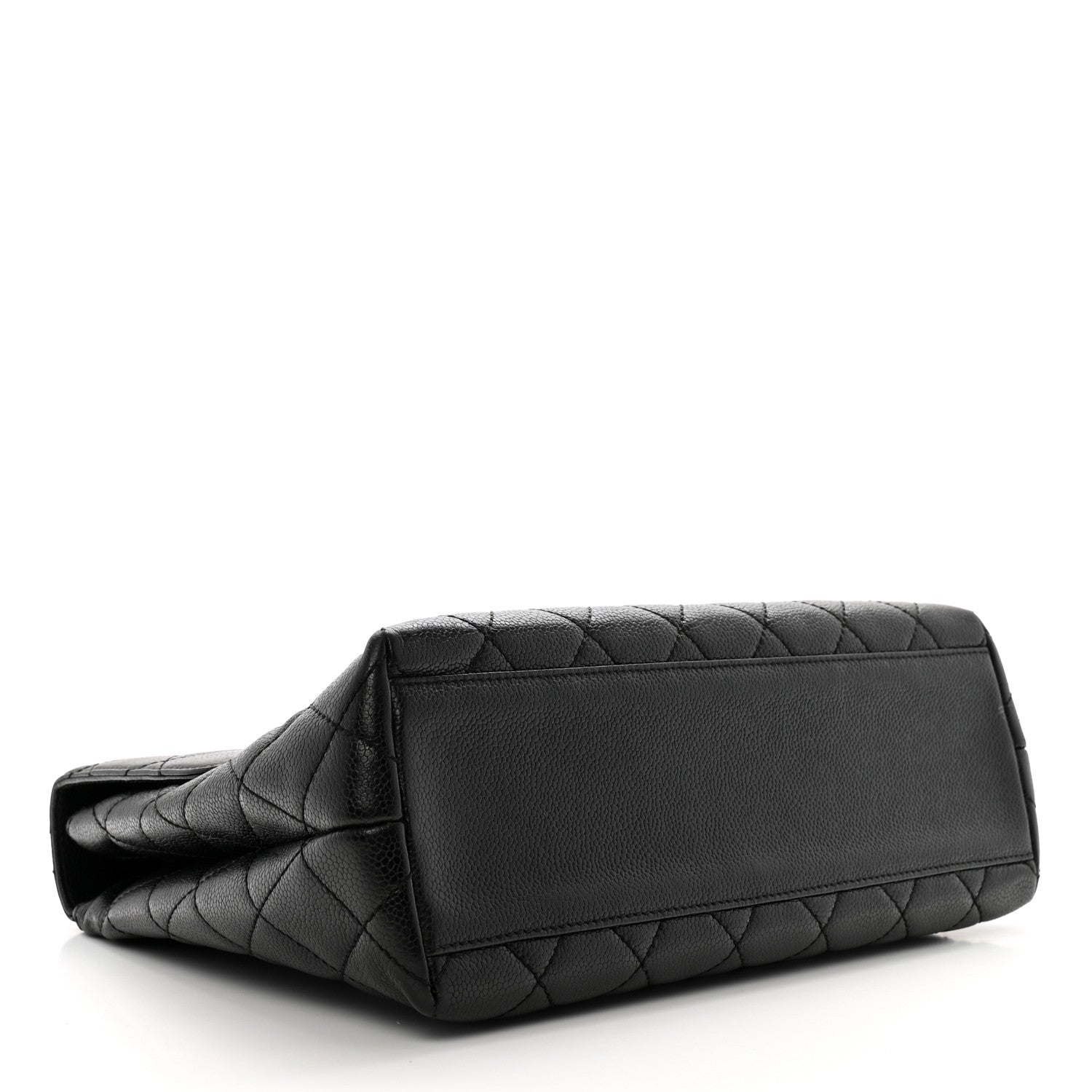 Chanel Caviar Quilted Jumbo Kelly Flap Black 4 of 11