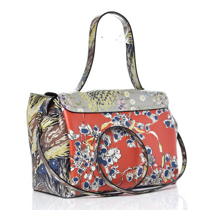 Valentino Garavani Calfskin Garden Couture Printed Small Mime Top Handle Bag Multicolor 3 of 13