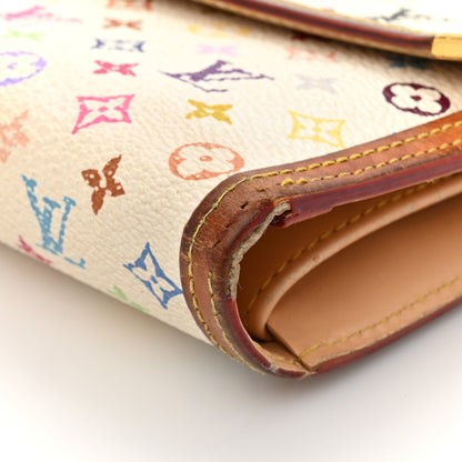 Louis Vuitton Monogram Multicolor Porte Tresor International Wallet White 11 of 16