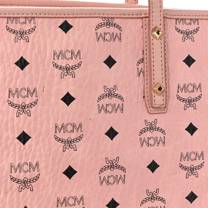 MCM Visetos Medium Project Reversible Shopper Tote Soft Pink 12 of 12