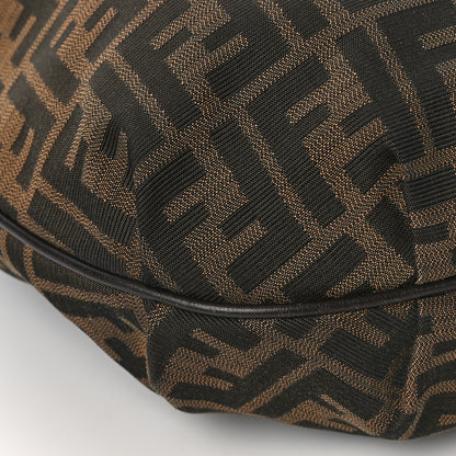 Fendi Zucca Small Chef Chain Hobo Tobacco 7 of 8