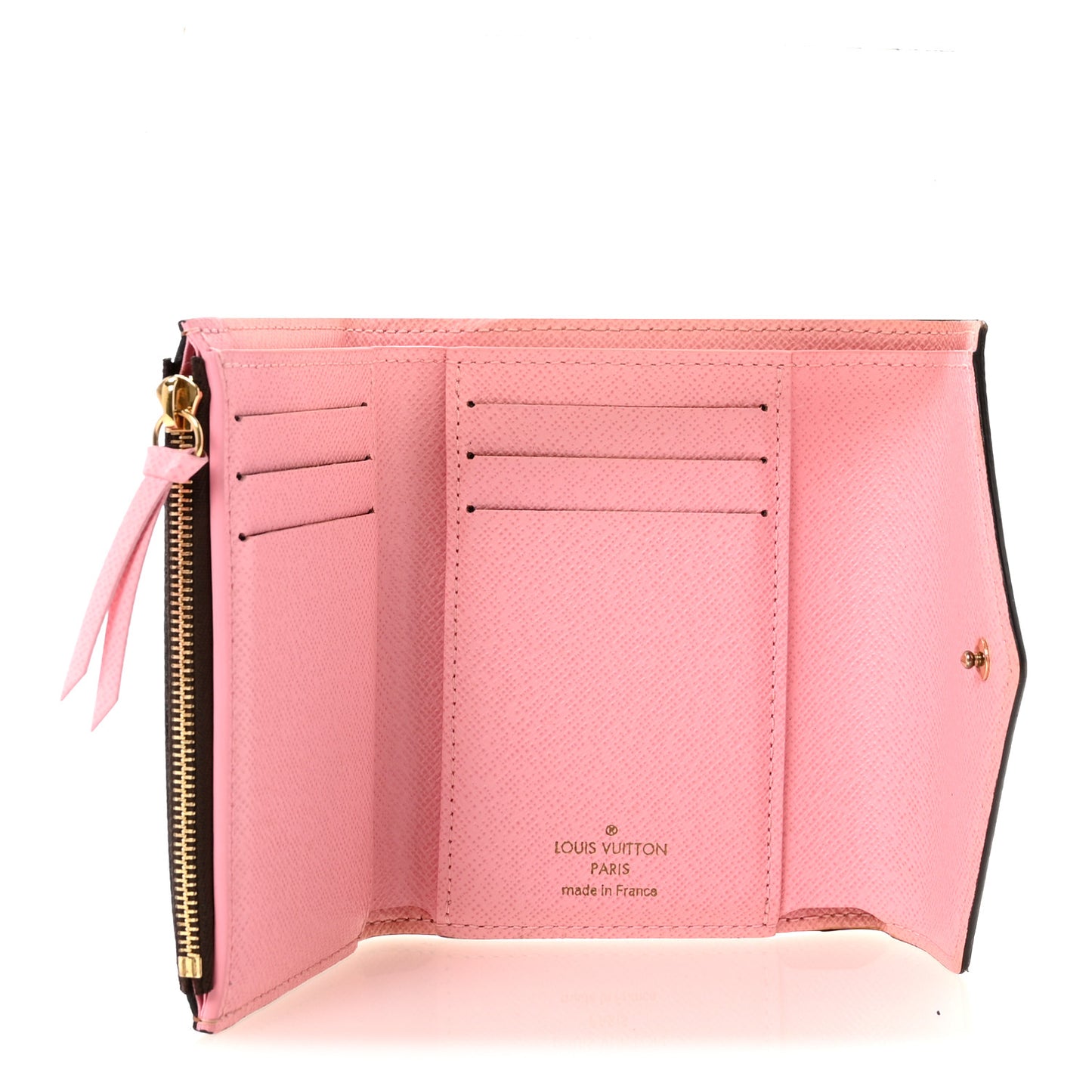 Damier Ebene Studded Victorine Wallet