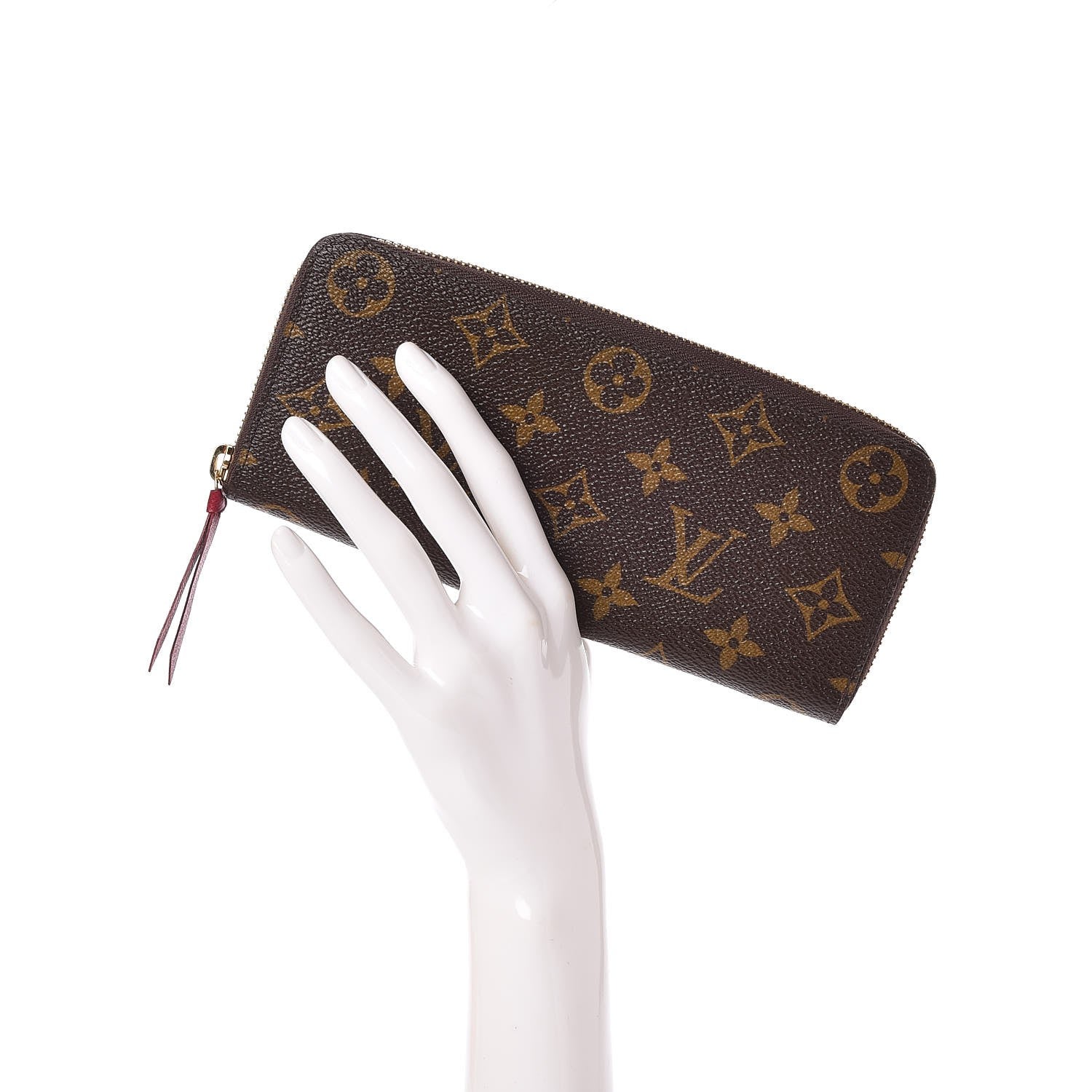Louis Vuitton Monogram Clemence Wallet Fuchsia 2 of 8