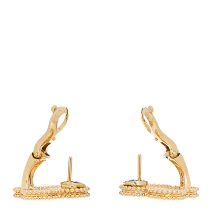 Van Cleef & Arpels 18K Yellow Gold Magic Alhambra Earrings 3 of 4