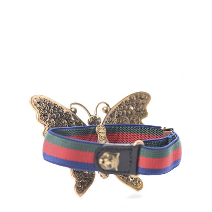Gucci Web Crystal Butterfly Bracelet Multicolor 5 of 9