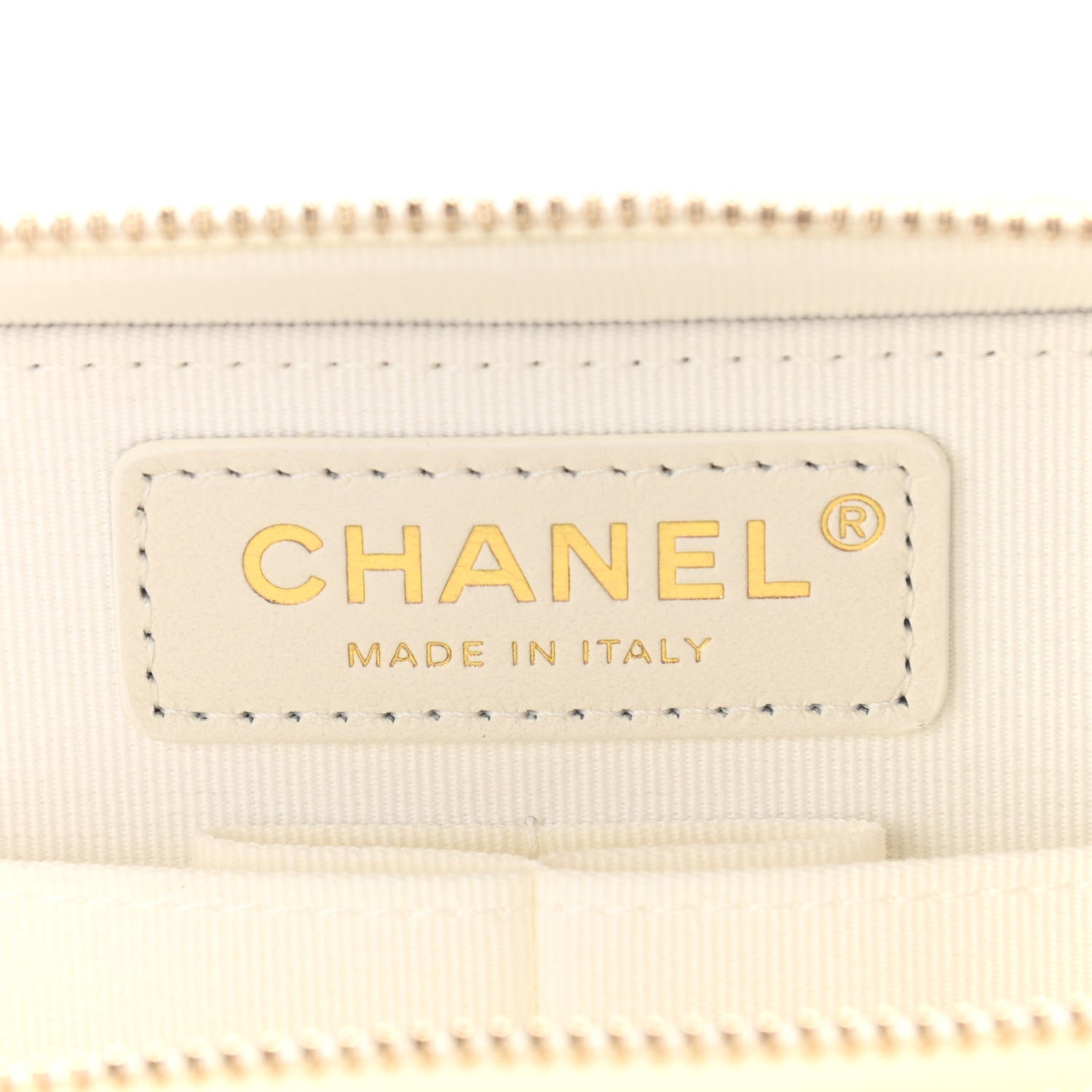 Chanel Caviar Quilted Vanity Case White 6 of 11